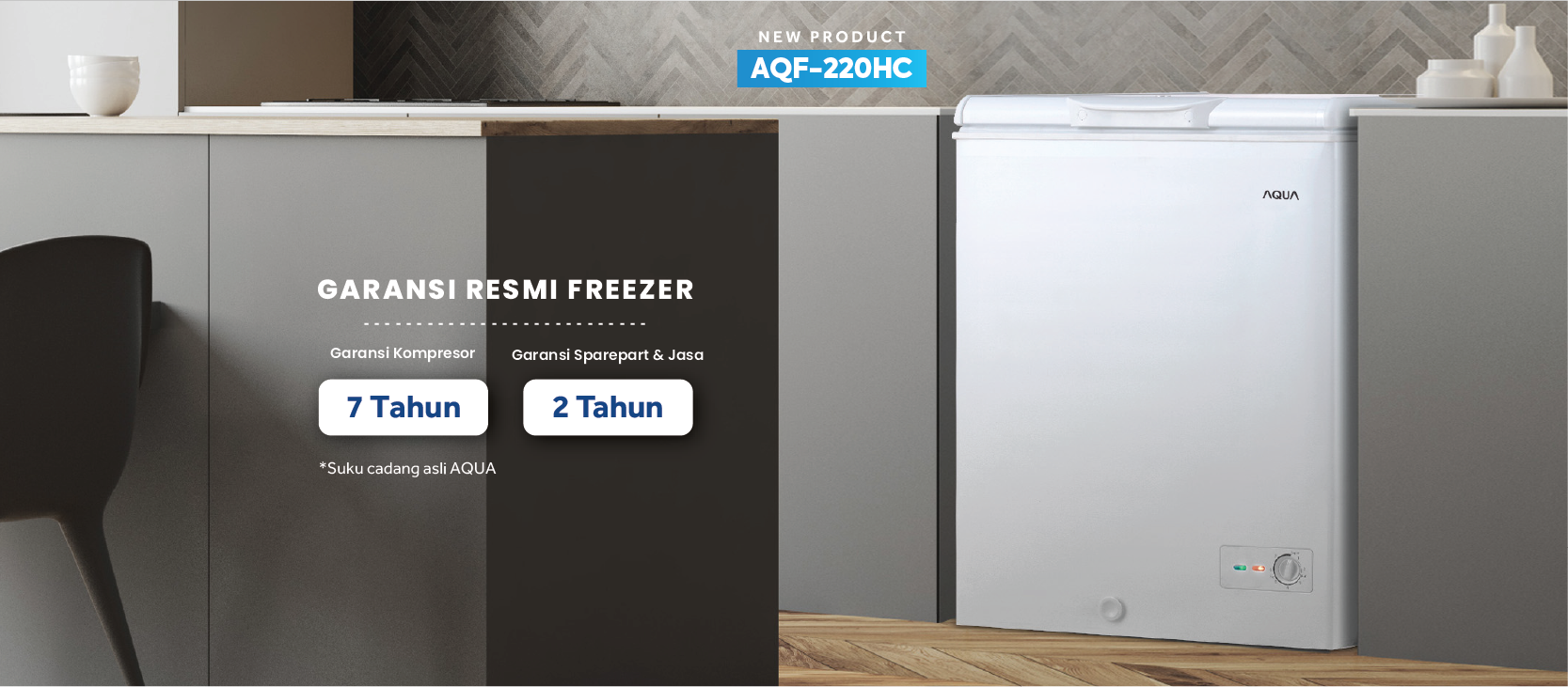 CHEST FREEZER AQUA Elektronik AQF-220HC